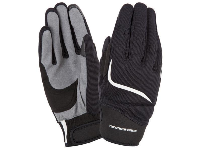 Tucano Miky guanti moto certificati EN13594 Nero - guanti in tessuto