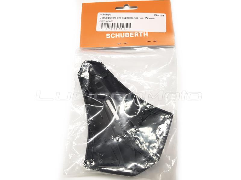 Schuberth Convogliatore aria superiore C3 Pro / Women Nero opaco - ricambi