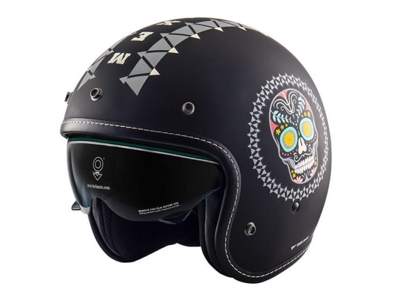 Nos NS1 casco moto vintage Mexican - caschi jet