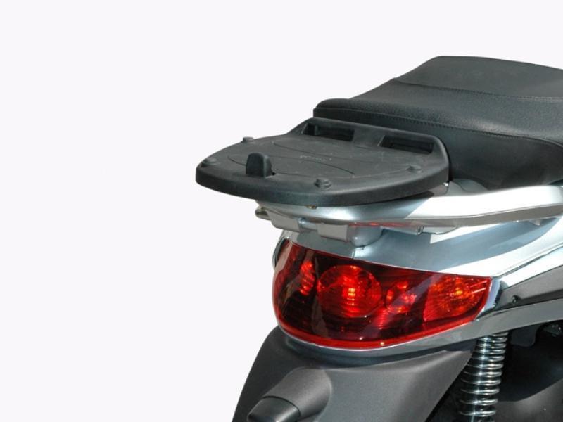 Givi E344 Piastra Piaggio Beverly 250/400 da 05+Tourer Nero - portapacchi e portavaligie