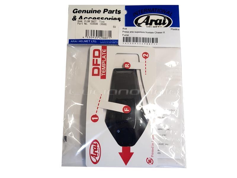 Arai Presa aria superiore frontale Chaser X Fumè - ricambi
