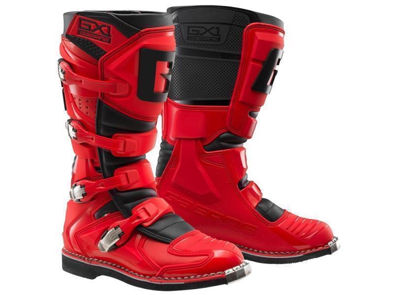 Gaerne GX1 New stivali moto cross Red / Black - stivali cross