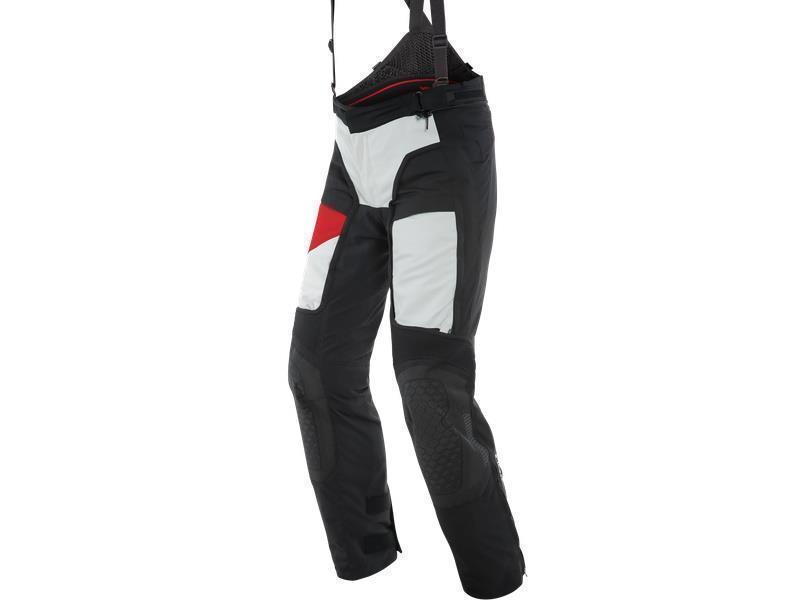 Dainese D Explorer 2 Gore Tex pantaloni moto touring impermeabili Glacier Gray / Lava Red / Black - pantaloni impermeabili