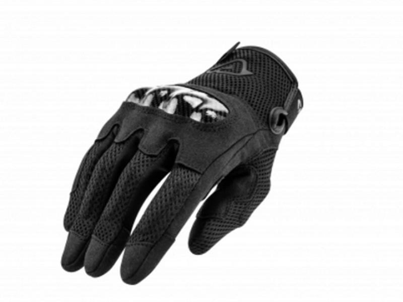 Acerbis Ramsey CE EN13594 My Vented guanti moto Nero - guanti in tessuto