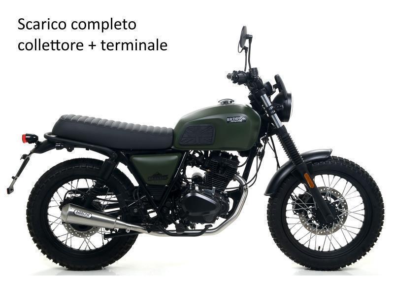 Arrow Scarico completo Brixton BX 125 X / Felsberg 125 X 2019 Pro Race Nichrom - scarichi e terminali