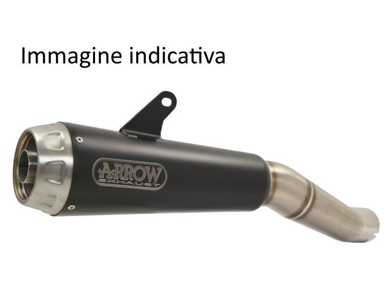 Arrow Scarico completo Brixton BX 125 X / Felsberg 125 X 2019 Pro Race Nichrom Dark - scarichi e terminali