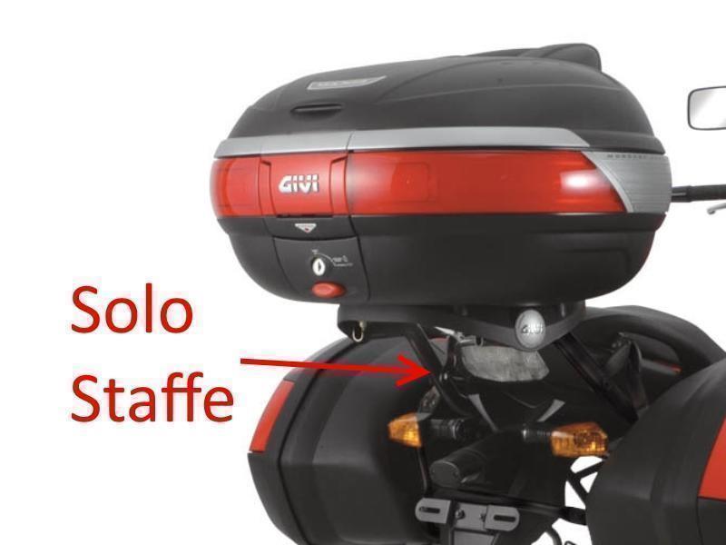 Givi 447FZ Staffe portapacchi Kawasaki Versys 650 06 / 09 Nero - portapacchi e portavaligie