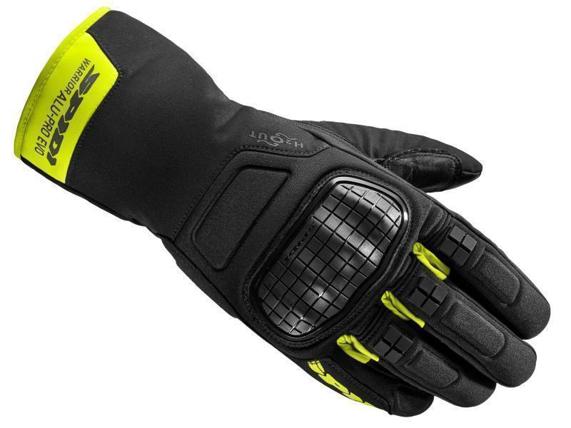 Spidi Alu Pro Evo EN13594 guanti moto Nero / Giallo Fluo - guanti impermeabili