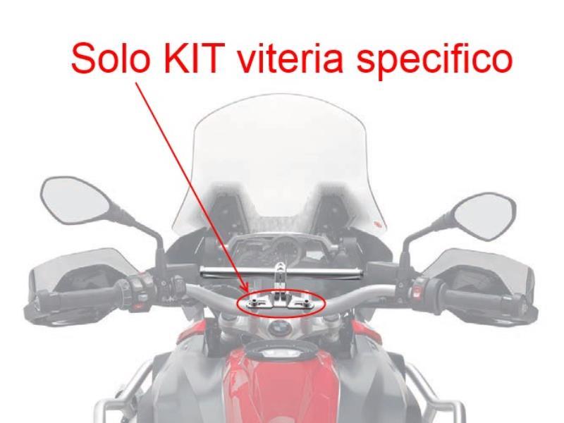 Givi 04SKIT kit viteria per montare lo Smart Bar  - porta smartphone telepass