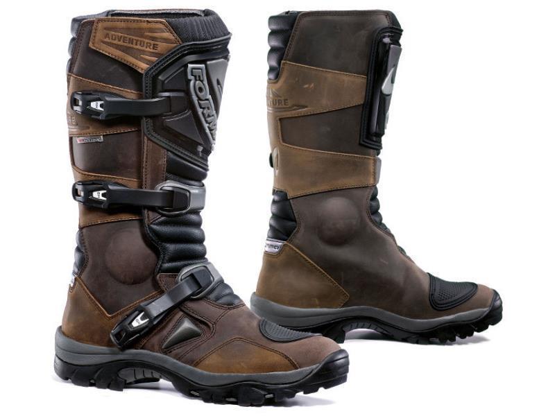 Forma Adventure stivali moto touring impermeabile Brown - stivali impermeabili
