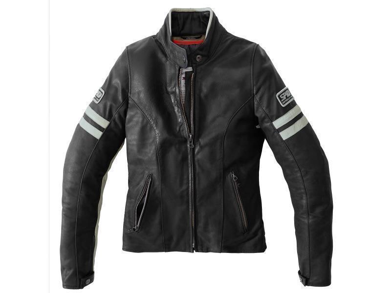 Spidi Vintage giacca moto donna Nero / Ghiaccio - giacche in pelle
