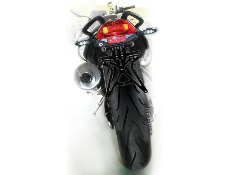 Portatarga Universale Lampa Xtreme Per Moto - In Alluminio, Regolabile, Con Fori Per Frecce