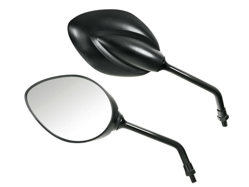 Lampa 90344 Tori coppia specchietti universali a manubrio M8x1,25 Nero - specchietti