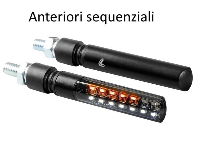 Lampa 90478 Line SQ ant coppia frecce sequenziali e luce posiz. Nero