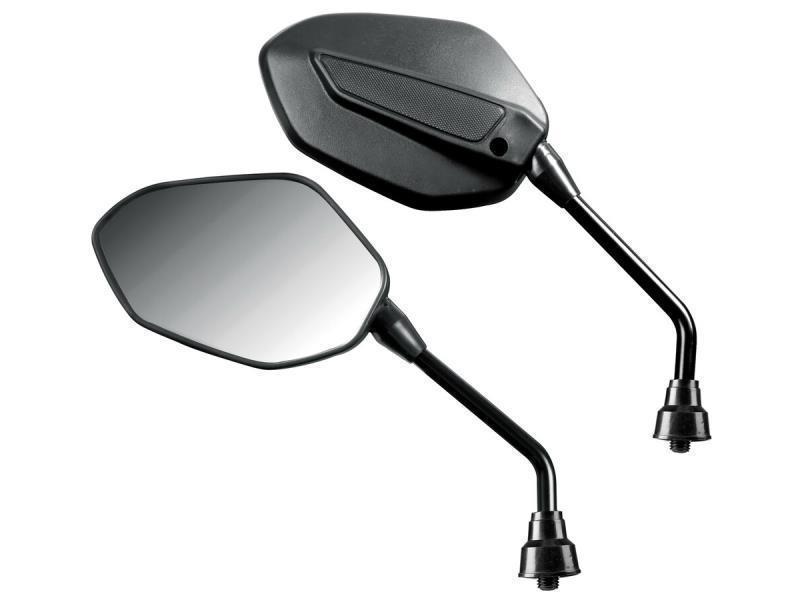 Lampa 90486 Borg coppia specchii universali M10 X 1,25mm omol Nero - specchietti
