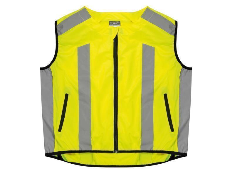 Lampa Reflexy gilet alta visibilità certificato EN1150 Giallo - gilet moto
