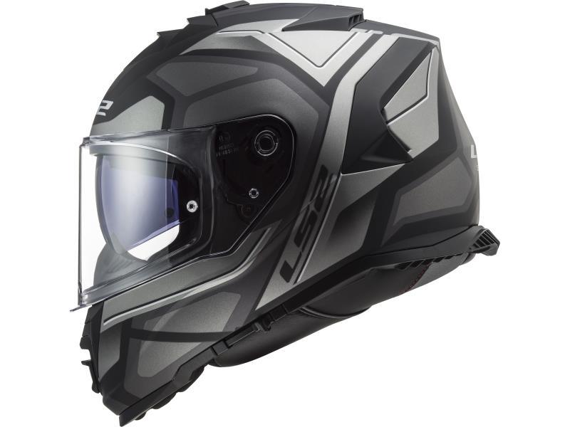 LS2 FF800 Storm casco moto Faster Matt / Titanium - caschi integrali