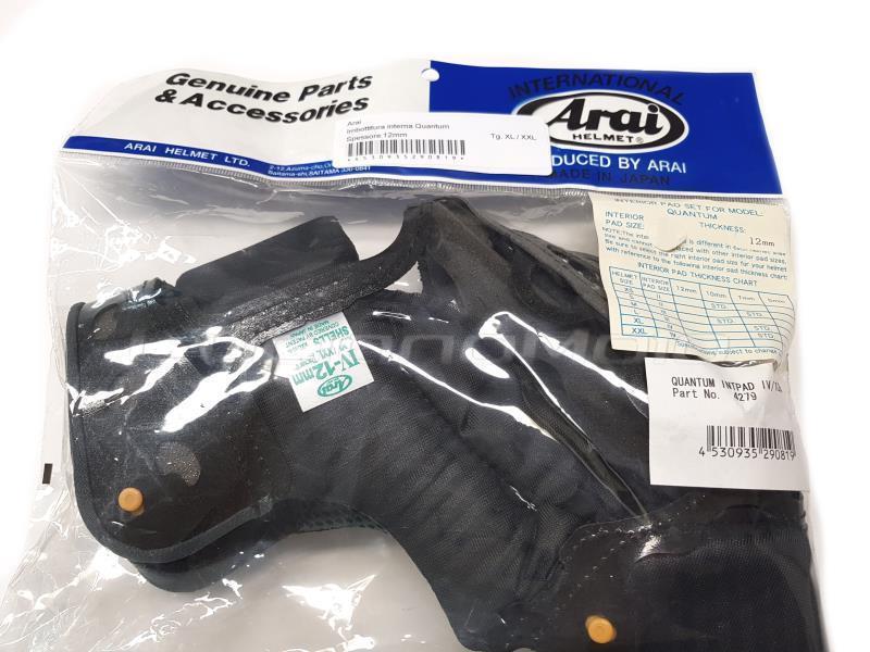 Arai Imbottitura calotta interna Quantum Spessore 12mm - ricambi