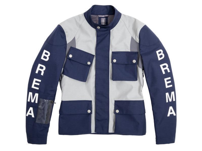 Brema Silver Vase Adv S J man giacca moto Navy / Grigio - giacche in tessuto