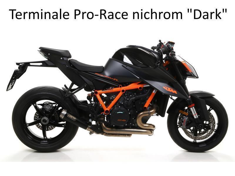 Arrow Terminale KTM 1290 Super Duke R 20/23- 1390 24 Pro Race Nichrom Dark - scarichi e terminali