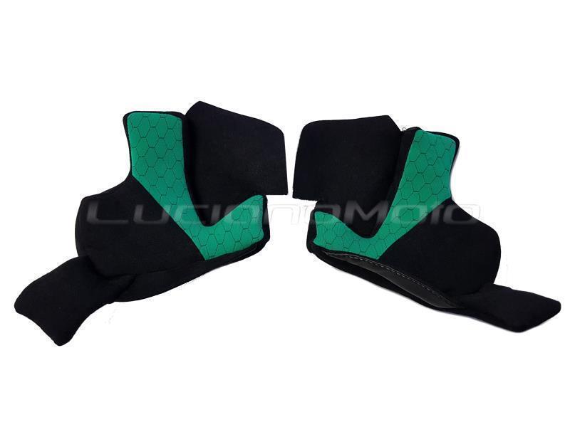 X-lite Guanciali X1004 ultra carbon Green - ricambi