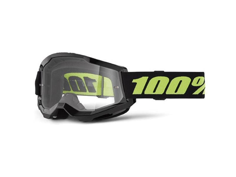 100% Strata 2 maschera cross Solar Eclipse / Lente trasparente - maschere occhiali e lenti di ricambio