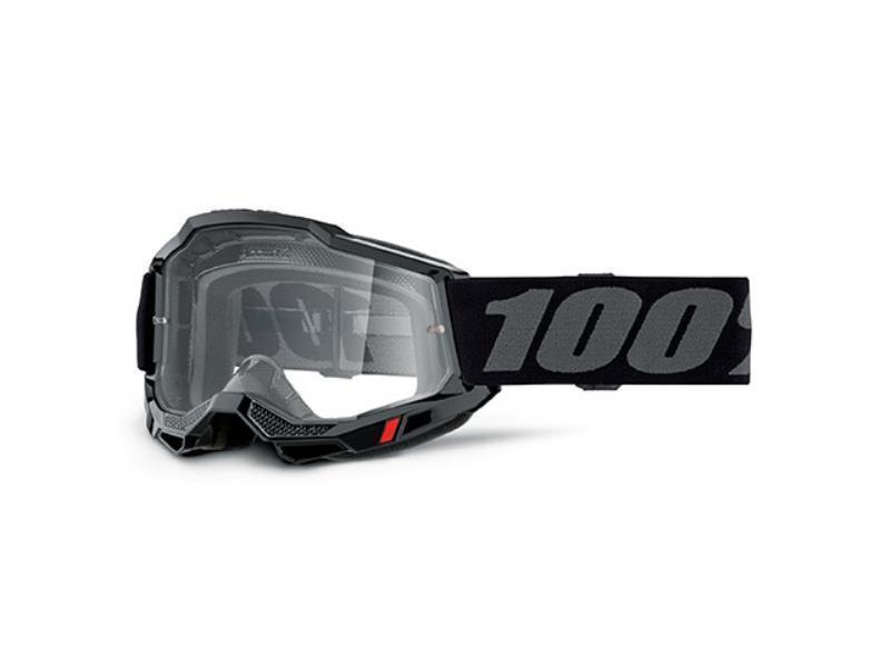 100% Accuri 2 OTG maschera moto cross per occhiali da vista Black / Lente trasparente - maschere occhiali e lenti di ricambio