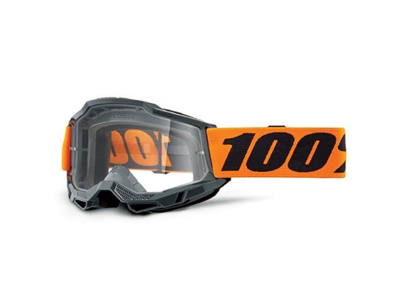100% Accuri 2 OTG maschera moto cross per occhiali da vista Orange / Lente trasparente - maschere occhiali e lenti di ricambio