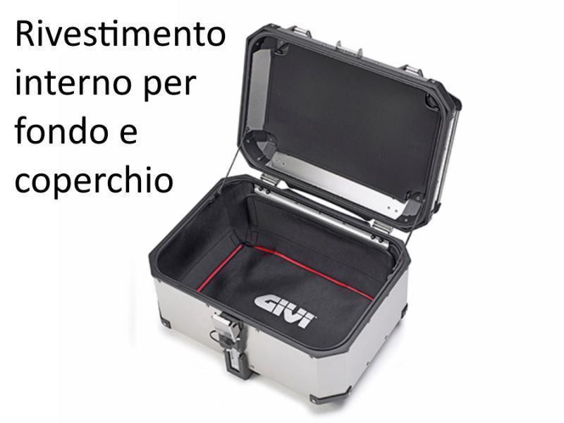 Givi E201 rivestimento interno per OBKN58 per fondo e coperchio Nero - optional e ricambi bauletti