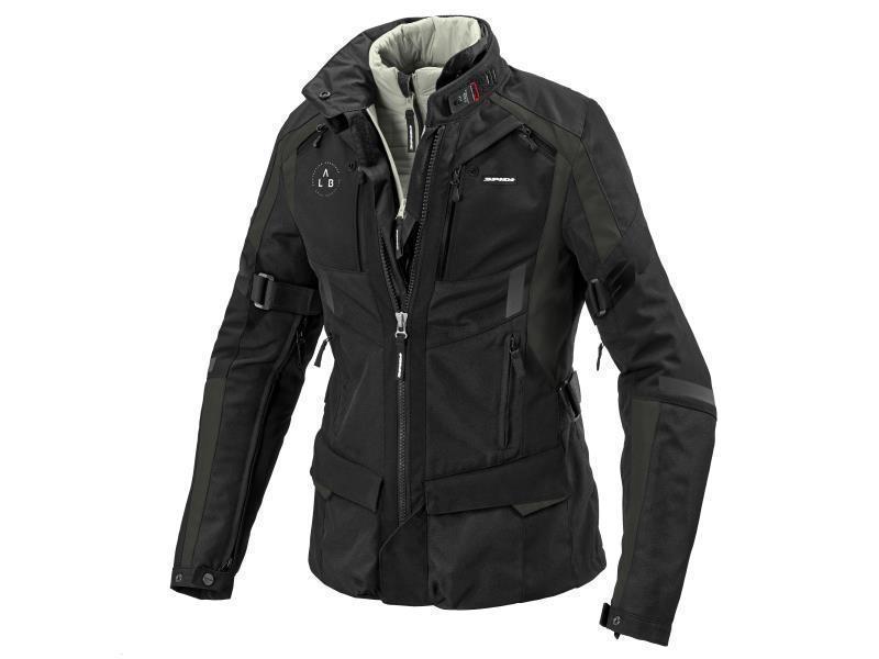 Spidi 4 Season H2Out Evo lady giacca moto donna touring Verdone / Nero - giacche impermeabili