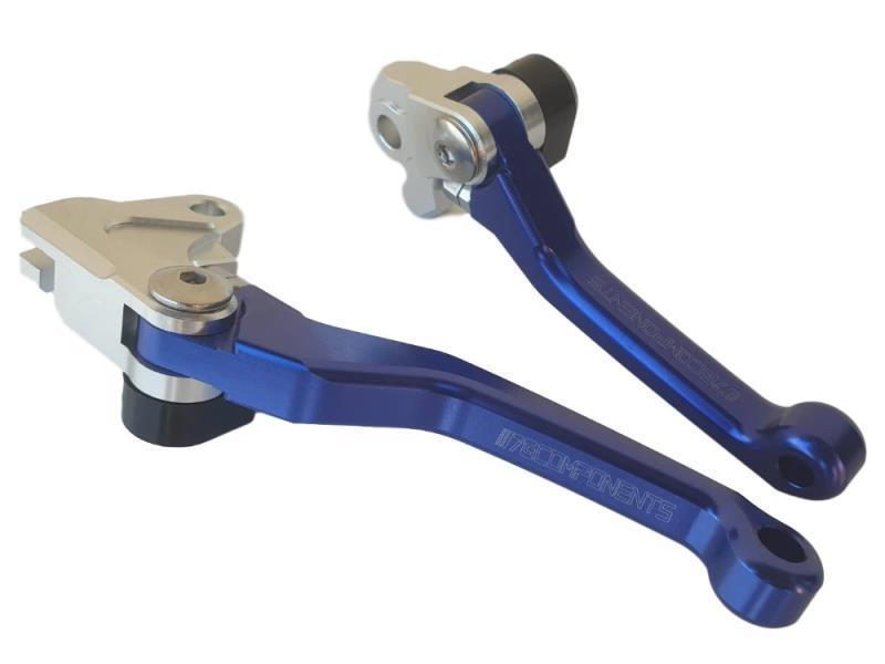 7GComponents Coppia leve Fantic  50/125 20/21 Performance Blu / Antirottura - leve freno e frizione