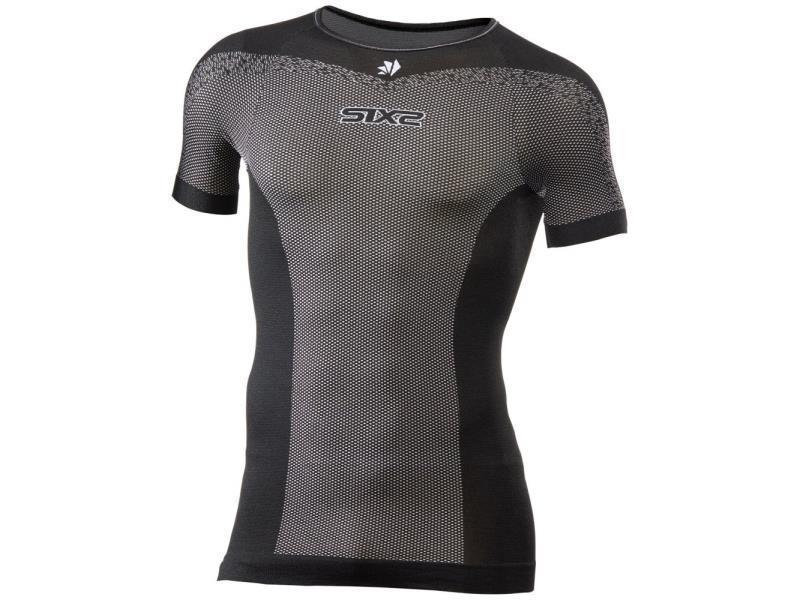 Sixs TS1LBT T Shirt BreezyTouch underwear light estiva Black carbon - sottotute e capi termici