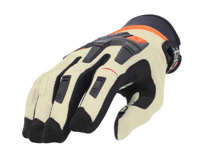 Acerbis X Enduro guanti moto CE Beige / Black - guanti cross