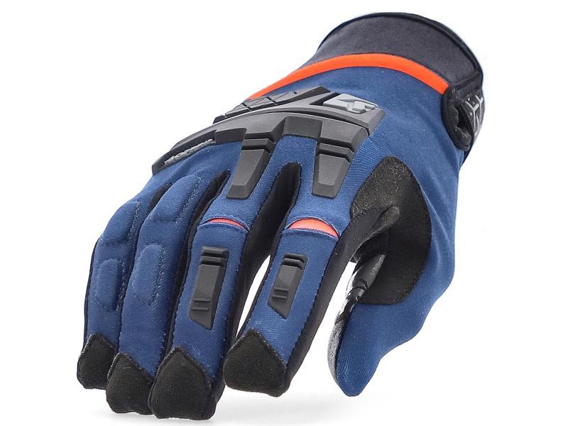 Acerbis X Enduro guanti moto CE Blu / Arancio - guanti cross