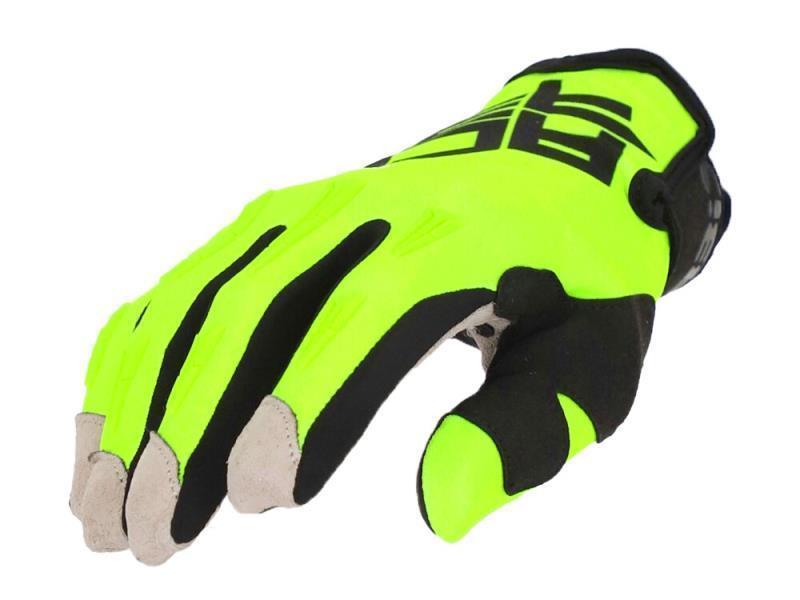 Acerbis MX X-H guanti moto cross Verde-Giallo Fluo / Nero - guanti cross