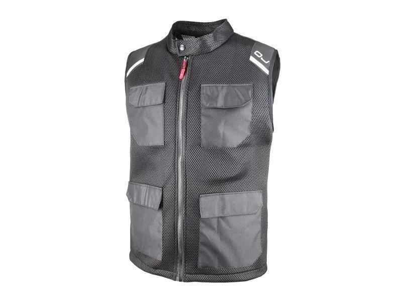 OJ Penta gilet moto multi tasche Nero - gilet moto