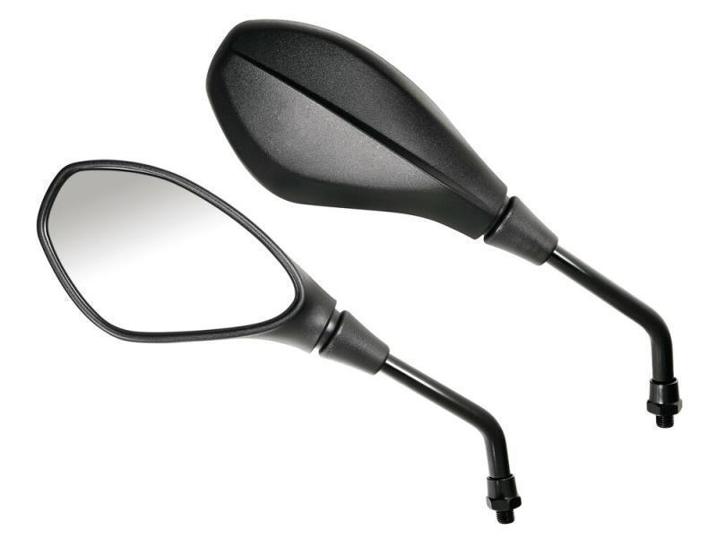 Lampa 90347 Dike coppia specchi universali naked M10 x 1,25 Nero - specchietti