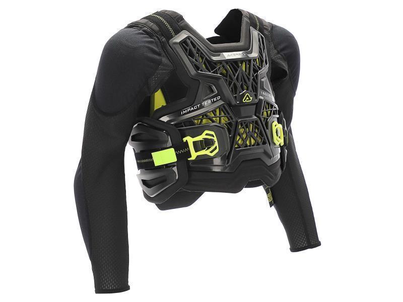 Acerbis Specktrum kid pettorina moto da bambino Nero / Giallo - paraschiena e pettorine