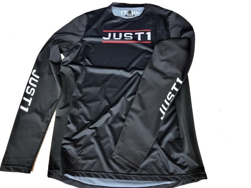 Just1 J Flex youth maglia moto cross bambino Aria Black / Red - maglie cross
