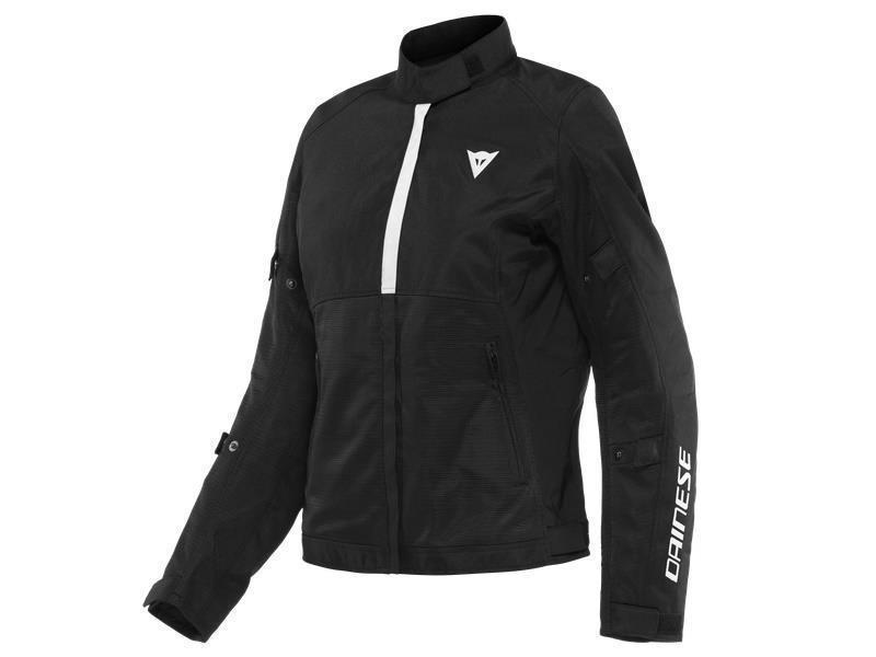 Dainese Risoluta Air Tex lady giacca moto donna Black / White - giacche in tessuto