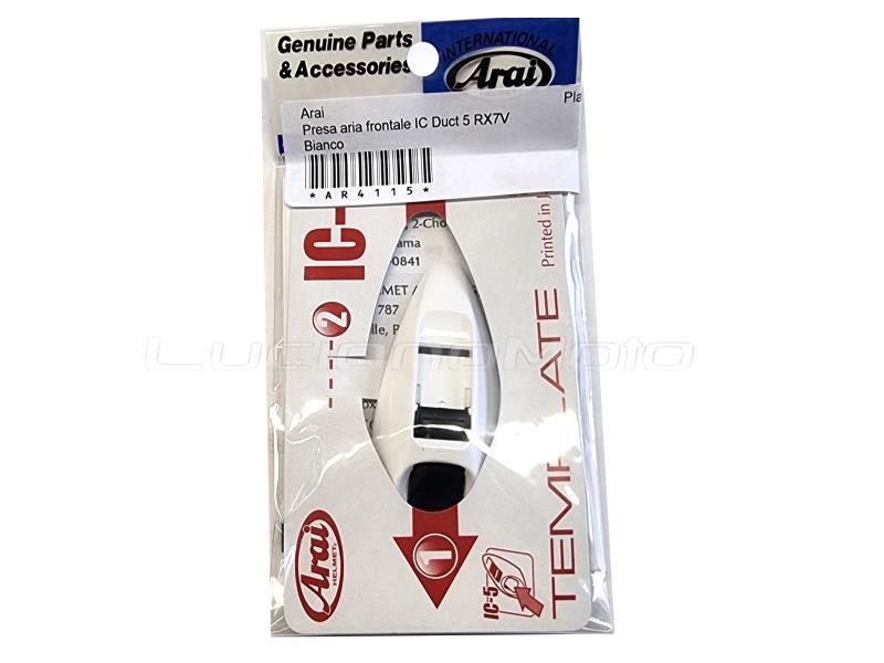 Arai Presa aria superiore frontale IC Duct 5 RX7V Bianco - ricambi