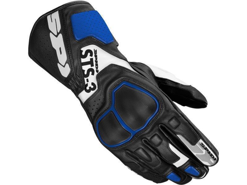 Spidi STS 3 guanti moto Nero / Blu - guanti in pelle
