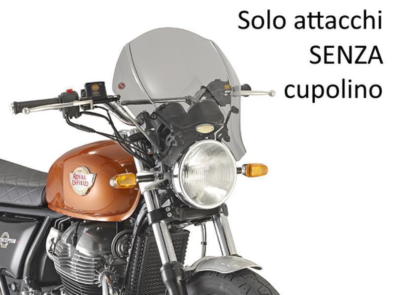 Givi AL9051A Kit att cupolino Royal Enfield Interceptor 100AL 140 Nero - cupolini e parabrezza