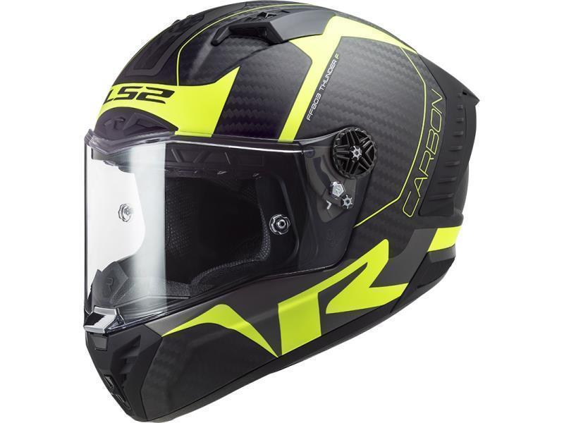 LS2 FF 805 Thunder casco moto racing Racing 1 Matt H-V Yellow - caschi integrali