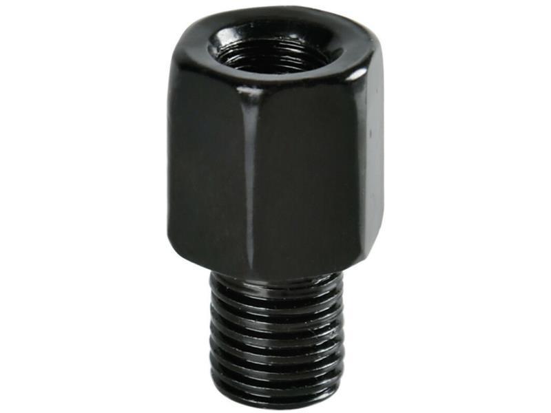 Lampa 90151 Adattatore specchi moto filetto Ø 8mm DX a Ø 10mm SX Nero / Passo 1,25mm - specchietti