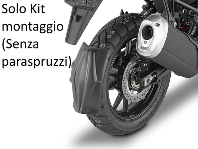 Givi RM3114KIT supporto paraspruzzi Suzuki V Strom 1050 - DL1000 Nero - parafanghi