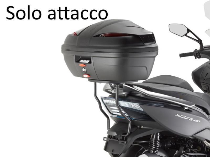 Kappa KR6104M Portapacchi Kymco Xciting 400i 13/17 Monolock Nero - portapacchi e portavaligie