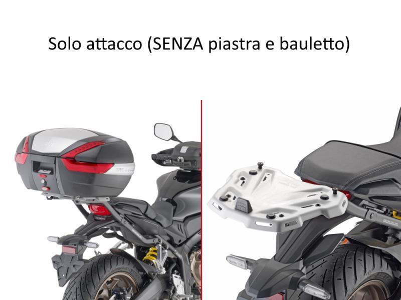 Givi 1173FZ Attacco posteriore Honda CB 650 R 19 / 20 Nero - portapacchi e portavaligie
