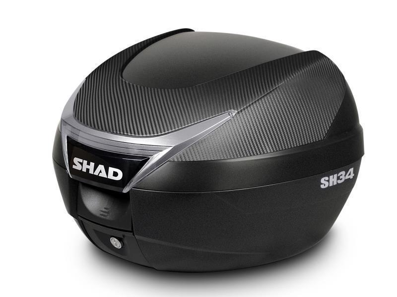 Shad SH34 bauletto moto 34 litri Nero / Carbon look - bauletti e valigie