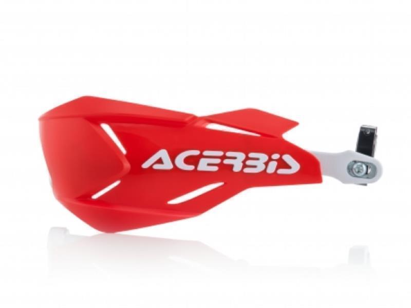Acerbis X Factory paramani moto cross enduro chiuso con barra Rosso / Bianco - paramani